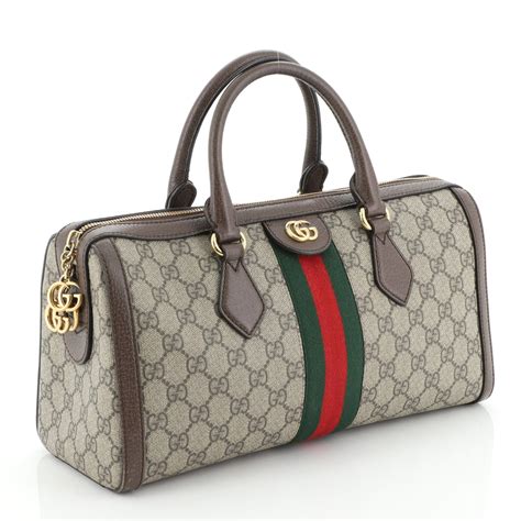 gucci vintage boston handbag|gucci ophidia boston bag.